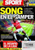 Portada diario Sport del 18 de Agosto de 2012