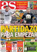 Portada diario AS del 19 de Agosto de 2012