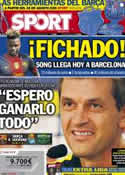 Portada diario Sport del 19 de Agosto de 2012