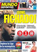 Portada Mundo Deportivo del 19 de Agosto de 2012