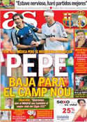 Portada diario AS del 21 de Agosto de 2012