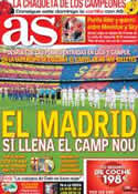 Portada diario AS del 22 de Agosto de 2012