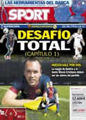 Portada diario Sport del 23 de Agosto de 2012