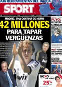 Portada diario Sport del 28 de Agosto de 2012