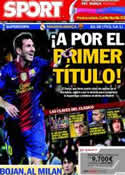 Portada diario Sport del 29 de Agosto de 2012