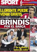 Portada diario Sport del 1 de Septiembre de 2012