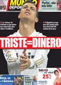 Portada Mundo Deportivo del 4 de Septiembre de 2012