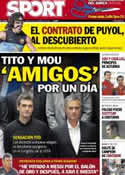 Portada diario Sport del 6 de Septiembre de 2012