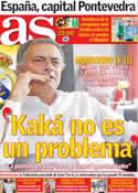 Portada diario AS del 7 de Septiembre de 2012