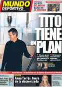 Portada Mundo Deportivo del 7 de Septiembre de 2012