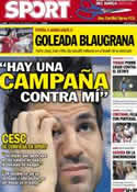 Portada diario Sport del 8 de Septiembre de 2012