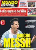 Portada Mundo Deportivo del 8 de Septiembre de 2012