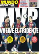 Portada Mundo Deportivo del 9 de Septiembre de 2012