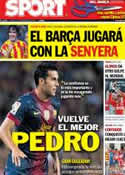 Portada diario Sport del 10 de Septiembre de 2012