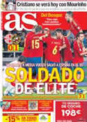 Portada diario AS del 12 de Septiembre de 2012