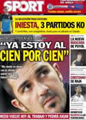 Portada diario Sport del 13 de Septiembre de 2012