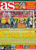 Portada diario AS del 16 de Septiembre de 2012