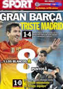 Portada diario Sport del 16 de Septiembre de 2012