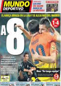 Portada Mundo Deportivo del 16 de Septiembre de 2012