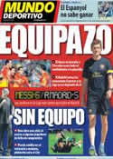 Portada Mundo Deportivo del 17 de Septiembre de 2012