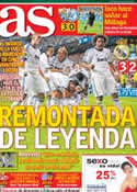 Portada diario AS del 19 de Septiembre de 2012