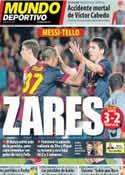 Portada Mundo Deportivo del 20 de Septiembre de 2012