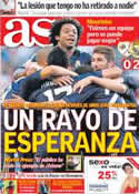 Portada diario AS del 25 de Septiembre de 2012