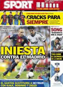 Portada diario Sport del 26 de Septiembre de 2012