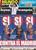 Portada Mundo Deportivo del 28 de Septiembre de 2012