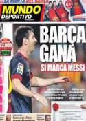 Portada Mundo Deportivo del 29 de Septiembre de 2012