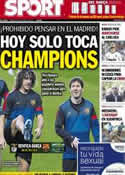 Portada diario Sport del 2 de Octubre de 2012