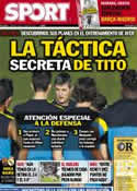 Portada diario Sport del 6 de Octubre de 2012