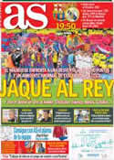 Portada diario AS del 7 de Octubre de 2012