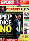 Portada diario Sport del 12 de Octubre de 2012