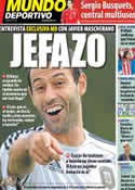 Portada Mundo Deportivo del 12 de Octubre de 2012