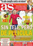 Portada diario AS del 13 de Octubre de 2012