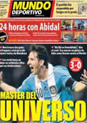 Portada Mundo Deportivo del 14 de Octubre de 2012