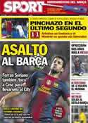 Portada diario Sport del 17 de Octubre de 2012