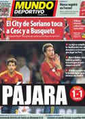 Portada Mundo Deportivo del 17 de Octubre de 2012