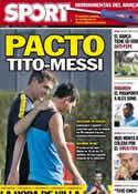 Portada diario Sport del 18 de Octubre de 2012