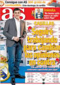 Portada diario AS del 19 de Octubre de 2012