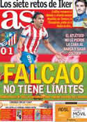 Portada diario AS del 22 de Octubre de 2012