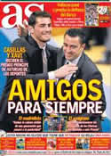 Portada diario AS del 27 de Octubre de 2012