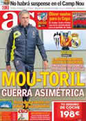 Portada diario AS del 31 de Octubre de 2012