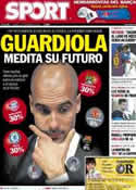 Portada diario Sport del 2 de Noviembre de 2012