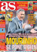 Portada diario AS del 3 de Noviembre de 2012