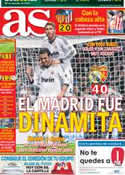 Portada diario AS del 4 de Noviembre de 2012