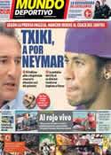 Portada Mundo Deportivo del 5 de Noviembre de 2012