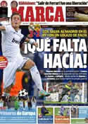 Portada diario Marca del 7 de Noviembre de 2012