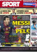 Portada diario Sport del 11 de Noviembre de 2012